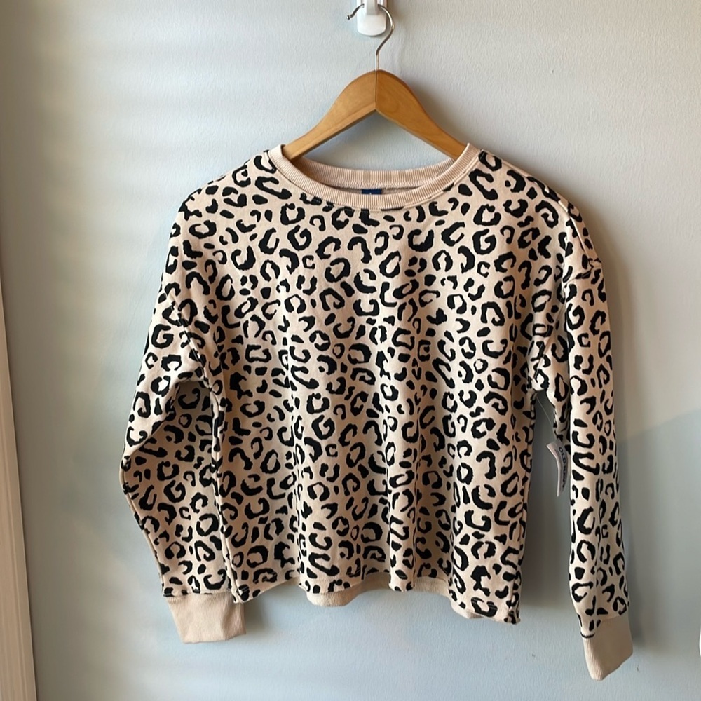 NWT Old Navy Girls Cheetah‎ Sweater